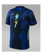 Moške Nogometnih dresov Brazilija Vinicius Junior #7 Gostujoči SP 2026 Kratki rokavi Moške Nogometnih dresov Brazilija Vinicius Junior #7 Gostujoči SP 2026 Kratki rokavi